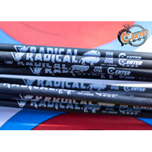 Стрела лучная карбоновая Centershot Radical 400, Blazer 2"
